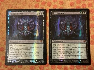 MtG: 2 x From the Vaults: Exiled Foil Necropotence - NM - Picture 1 of 2
