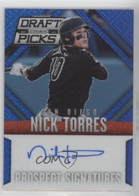2014 Panini Prizm Perennial Draft Picks Blue Mojo /75 Nick Torres #66 Auto - Image 1 of 2