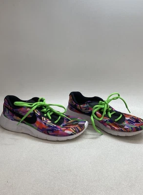 Nike Tanjun GS Multi-Color Volt Running Shoes Sneakers Youth Size 6Y - Image 1 of 4