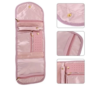Reise-Schmuck-Organizer-Etui, faltbare Schmucktasche, - Bild 1 von 12