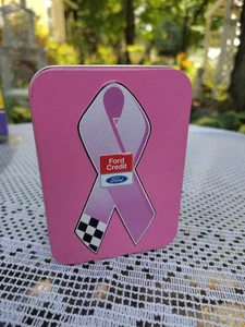 2004 ACTION Dale Jarrett 1:64 Cure For Breast Cancer 2 Car Tin Collectable - Picture 1 of 6