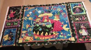 Kidstuff Cheri Strole For Moda GHOUL FRIENDS Halloween Pumpkin Witch Panel - Picture 1 of 9