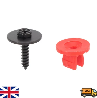 ПОДХОДИТ для двигателя RENAULT под лоток защита от брызг зажимы винты  - Изображение 1 из 4