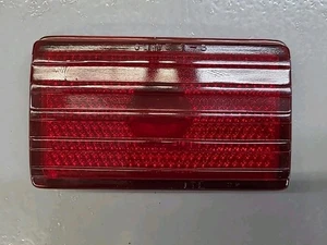 1941 Oldsmobile Red Glass Tail Light Lenses Guide R-3 PN 5931537 Stimsonite - Picture 1 of 8