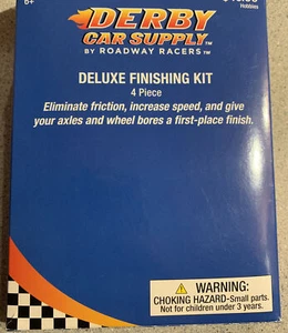 Pinewood Derby Deluxe Finishing Kit 4 Piece NEW - Picture 1 of 2