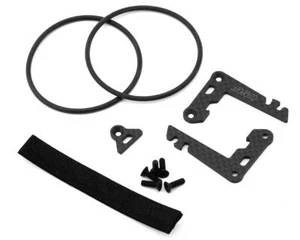 PSM Tamiya TT-02S 3mm Carbon Fiber 3.0 Shorty Battery Mount Set w/O-Rings - Picture 1 of 2