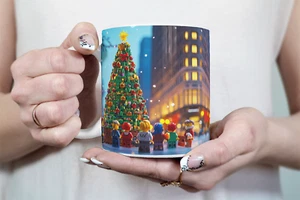 ⭐️️Exclusive Lego Christmas Scene Mug - The Flatiron Building | NYC | New York⭐️ - Picture 1 of 5