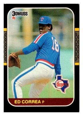 1987 Leaf #145 Ed Correa Free Shipping - Image 1 of 2