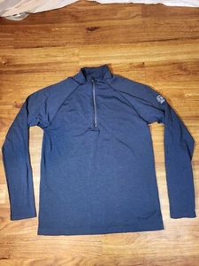 Lululemon Drysense Surge Warm Half Zip Blue Men’s Size Medium Read - Picture 1 of 6