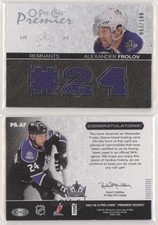 2007-08 O-Pee-Chee Premier Remnants Triples /100 Alex Frolov Alexander #PR-AF