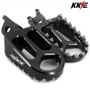 Reposapiés de aluminio negro KKE para Kawasaki KX250F KX450F KLX450R KX250X - Imagen 1 de 7