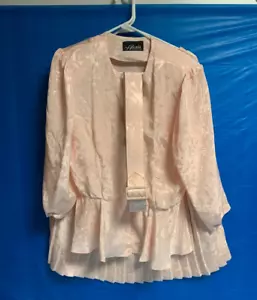 vintage XL Alexis pink suit Blouse & Skirt Set - Picture 1 of 4