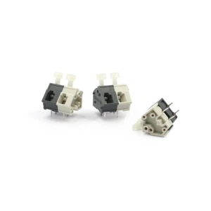 3x WAGO 256-099 Leiterplattenklemme CAGE CLAMP®, 2-polig, RM5/7,5, grau/schwarz - Bild 1 von 2