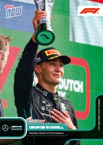 ➠ Topps Now Fórmula 1 2022 #54 George Russell - Mercedes-AMG Petronas F1 Team - Imagen 1 de 2
