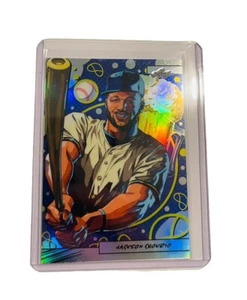 JACKSON CHOURIO 2024 Leaf Metal Chrome ANIME NATION #/99 MILWAUKEE BREWERS - Picture 1 of 1