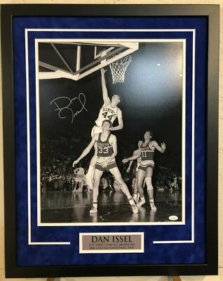 DAN ISSEL FRAMED SIGNED KENTUCKY WILDCATS 16x20 PHOTO JSA COA - Image 1 of 3