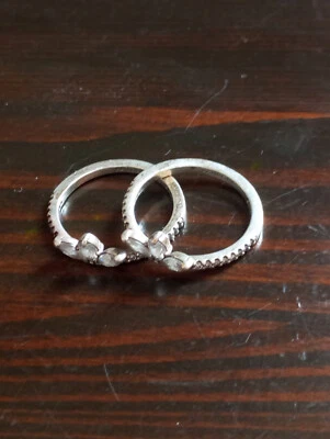 Anelli in argento Pandora Herbarium Petali Luminosi - Immagine 1 di 3