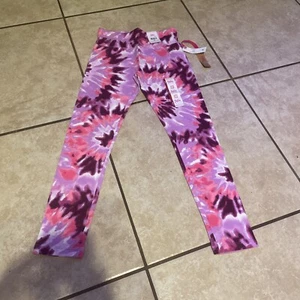 Leggings Justice bambina lunghezza intera tinta unita rosa. Nuovo con etichetta. Taglia 10 media - Foto 1 di 6