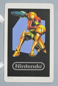 Samus Aran Super Mario TCG Karte Anime Selten Vintage Japanisch Nintendo Kostenloser Versand - Bild 1 von 10