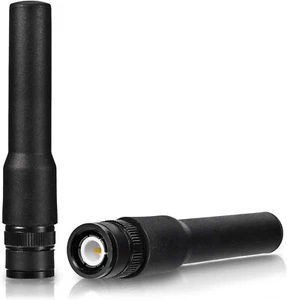 2-Pack UHF VHF 144/430Mhz BNC Dual Band Soft Antenna For Uniden Handheld Radio - Picture 1 of 7