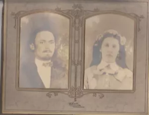 1800s Shelton Family Photo in Album from Floydada Texas - Picture 1 of 3