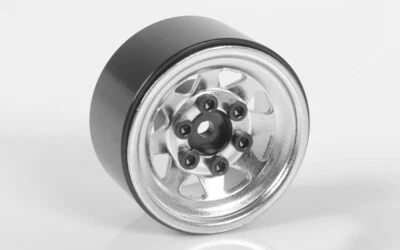 RC4WD 1.0 Silver Stampede Steel Stock Beadlock Wheels RC4ZW0263 (4pcs) - Image 1 of 2