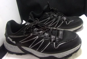 FILA Men's Quadrix Trail 1JM01827-002 Black Running Sneakers Shoes US Size 10.5 - Picture 1 of 10