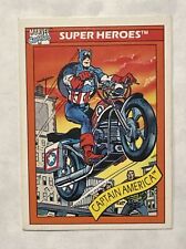 1990 Impel Marvel 1990 Comics Super Heroes Captain America #31 Trading Card.