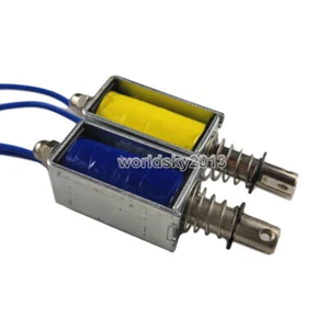 1pcs DC12V DC24V Tipo Push Pull Elettromagnete Attraverso Tipo Elettromagnete Spina - Foto 1 di 10