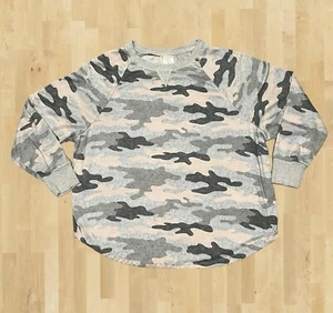Secret Treasures Damen-Langarmshirt Größe Large Rosa Camouflage Polyester - Bild 1 von 6