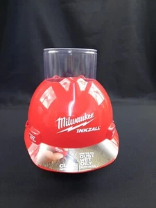 HTF Milwaukee Tools Advertisement Red Hard Hat Inkzall Pen Counter Display Only - Picture 1 of 7