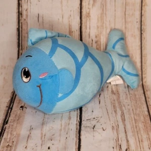 World Plüsch Inc blauer Fisch 10 Zoll besticktes Gesicht Merkmale - Bild 1 von 5