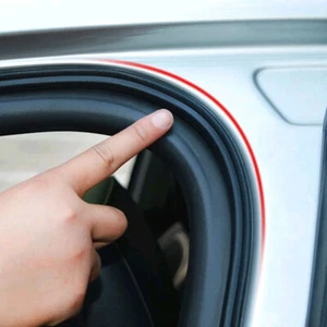 5M Car Door Seal Strip Rubber Noise Weatherstrip B Type Insulation Windproof - Picture 1 of 12