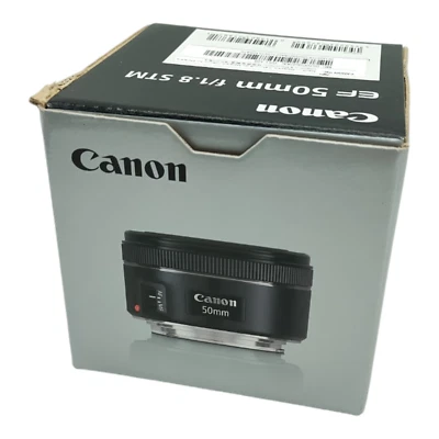 EMPTY BOX for Canon EF 50mm f/1.8 STM Lens - Image 1 of 4