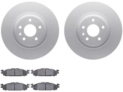 Kit de pastillas de freno y rotor delantero fricción dinámica 57937GJ para Lincoln MKS 2009-2010 Foto 1 de 2