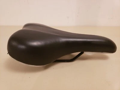 Padded Bike Saddle....Bicycle Seat....Black...Hybrid...Comfort...Unisex - Image 1 of 4