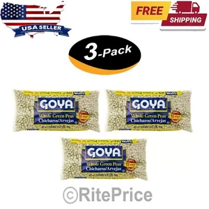(3 Pack) Goya Whole Green Peas 16 Oz Chicharos Verdes Enteros - Free Shipping - Picture 1 of 3