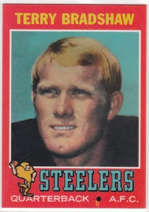 TERRY BRADSHAW ROOKIE CARD Topps Stars Reprint NFL Football PITTSBURGH STEELERS - Picture 1 of 2