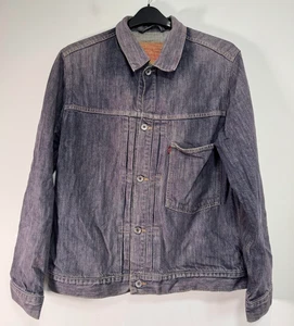 Levi's Denim Trucker Jacke Herren Medium Indigo Lila 70501-04 aufgesetzte Tasche Vintage - Bild 1 von 10