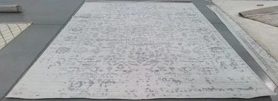 SILVER / IVORY 10'-0" x 14'-0" Flaw in Rug, Reduced Price 1172790530 MAD603G-10 - Image 1 of 4