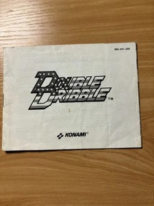 Double Dribble Nintendo NES Instruction Manual Booklet ONLY - Picture 1 of 4