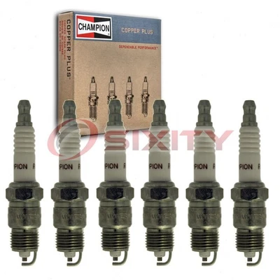 6 bujías Champion Copper Plus para 1987 GMC R1500 4,3 L V6 encendido le Foto 1 de 4