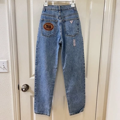 Vintage Guess Kids Jeans High-Rise Straight Leg Girls Size 12 - Image 1 of 4