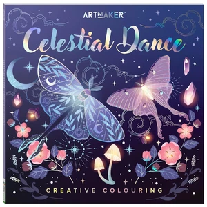 Artmaker Celestial Dance Creative Colouring Book Adult  NEW - Picture 1 of 4