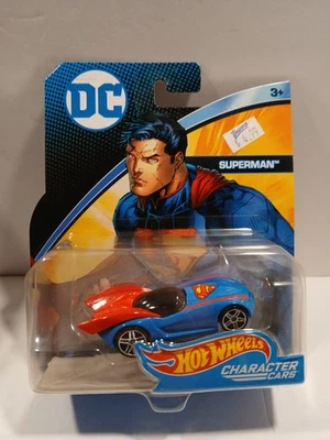 Hot Wheels Character Cars DC SUPERMAN Diecast - FFK07 - Image 1 of 2