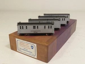 NJ International 687S HO Messing PRR Wartungszug 4 Wagen Set bemalt NOS - Bild 1 von 8