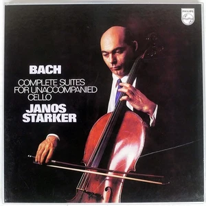 JANOS STARKER BACH UNACCOMPAN PHILIPS 15PC107 Japan 3LP - Picture 1 of 3