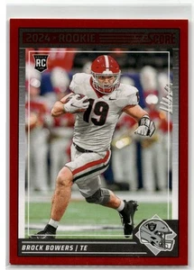 2024 Score Red Brock Bowers #310 RC Card Rookie Las Vegas Raiders - Picture 1 of 2