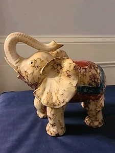 chinese wucai porcelain glaze wealth lucky Elephant statue - Picture 1 of 6