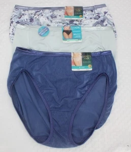 NWT set /3 VANITY FAIR ILLUMINATION HI CUT 13108 MINT FUTURE BLUE STREET 8/XL - Picture 1 of 5